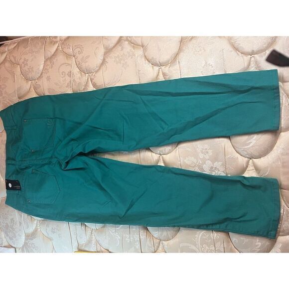 NWT LANE BRYANT Women's Green Jeans SIZE 14 SKINNY STRECH DENIM Tapered New - Picture 13 of 16